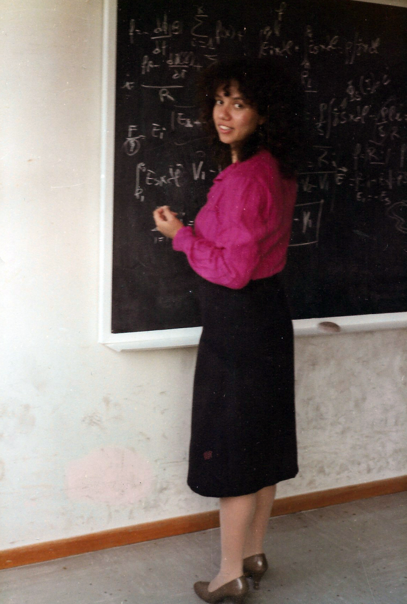 Campus di Lancusi, aula - 1983 (Antonella Paolillo)