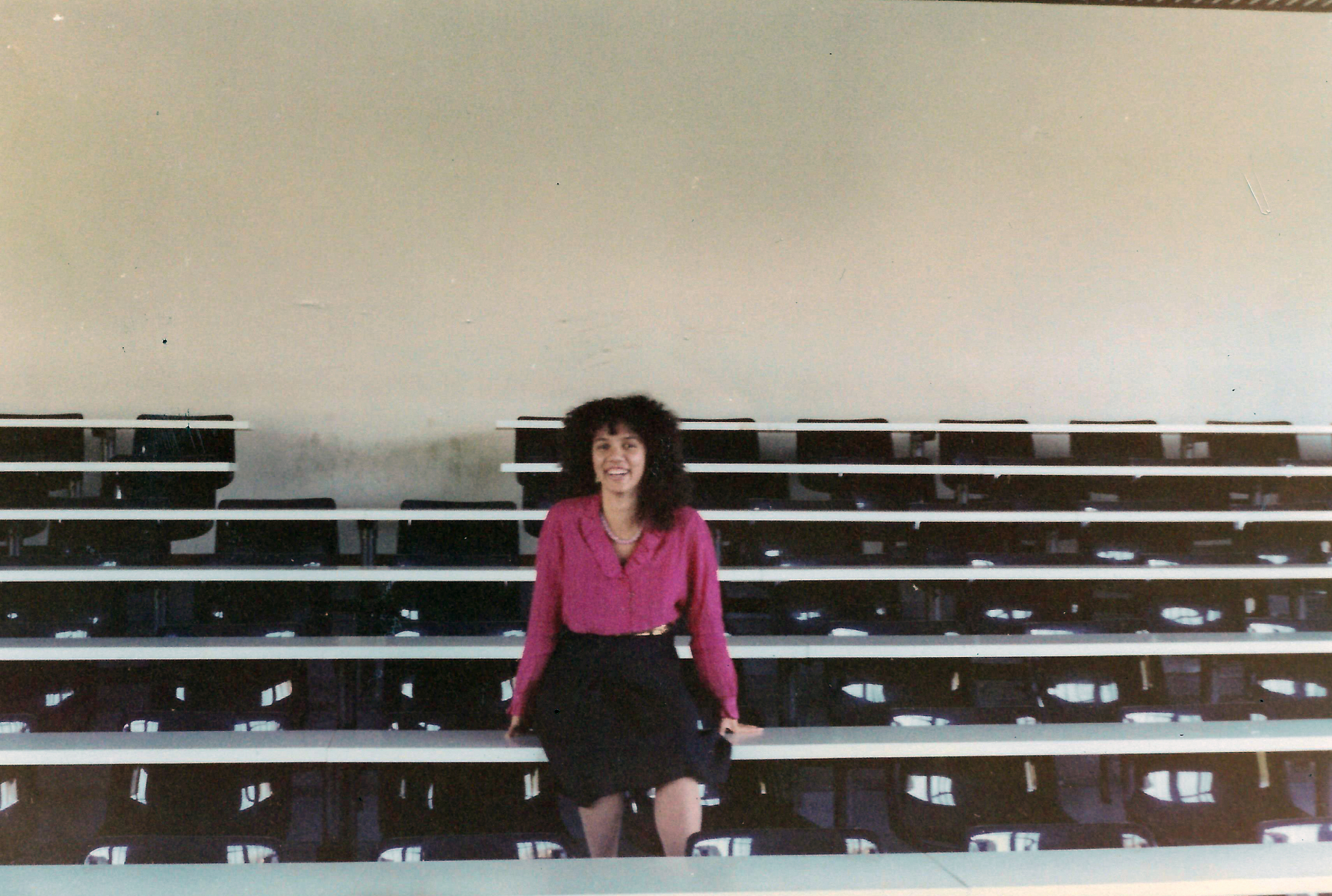 Campus di Lancusi, aula - 1983 (Antonella Paolillo)