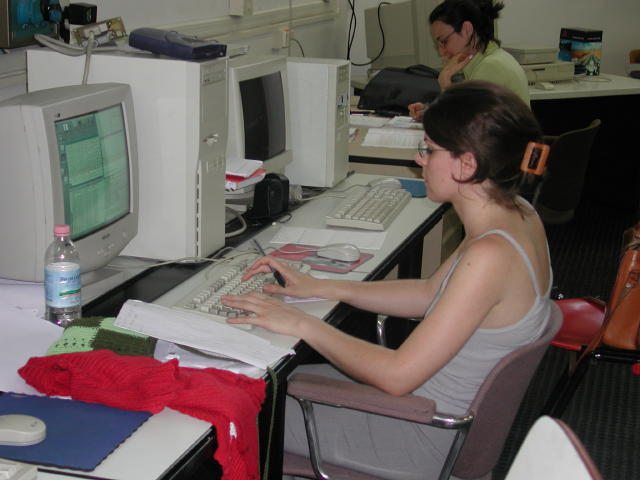 Laboratorio ISISLab nel campus di Baronissi. (28 luglio 2001)