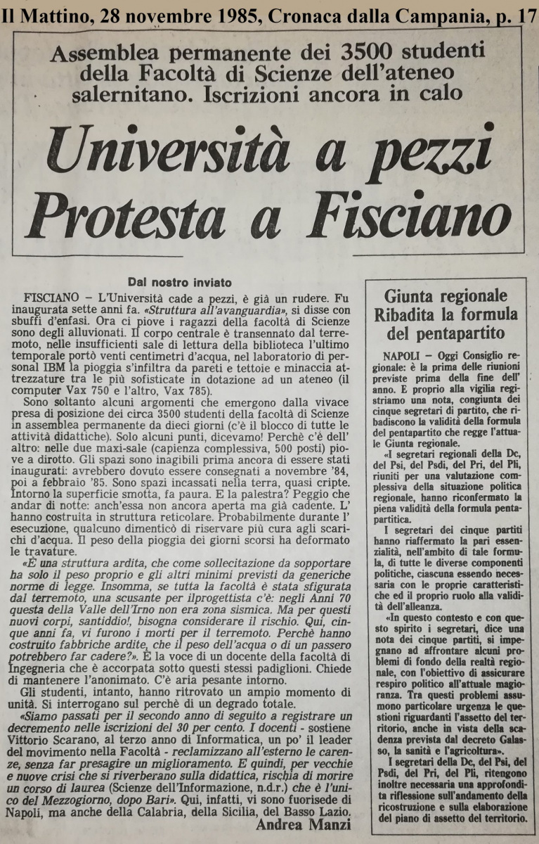 Il Mattino (28-11-1985)